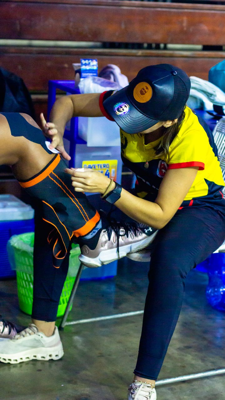Servicio de fisioterapia durante una actividad de LGD